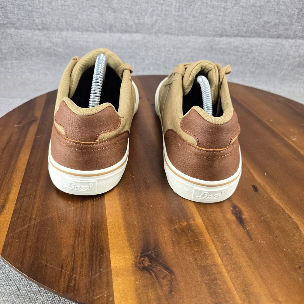 Bass Mens 7011252 Tan Brown Pebbled Synthetic Low Top Sneakers Size 10 US - Picture 11 of 14